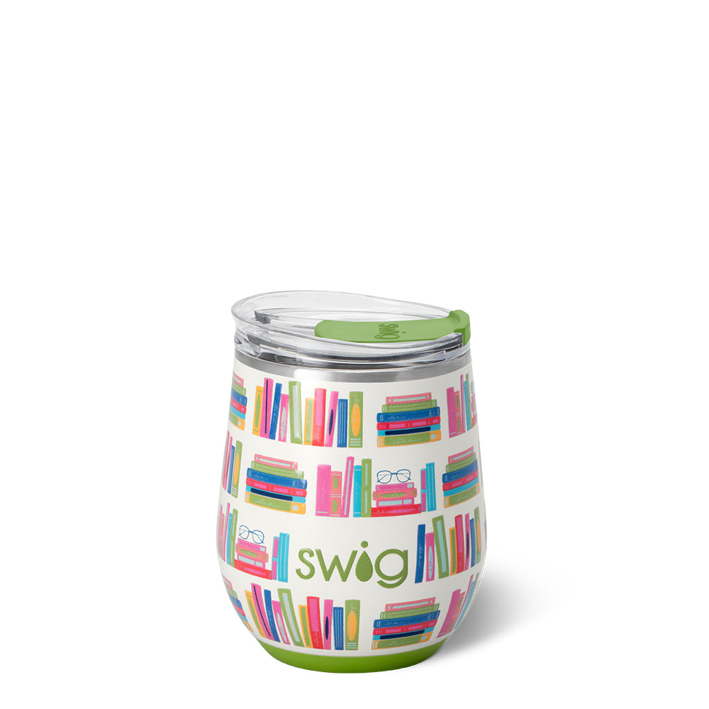 Book Club Stemless Wine 12oz