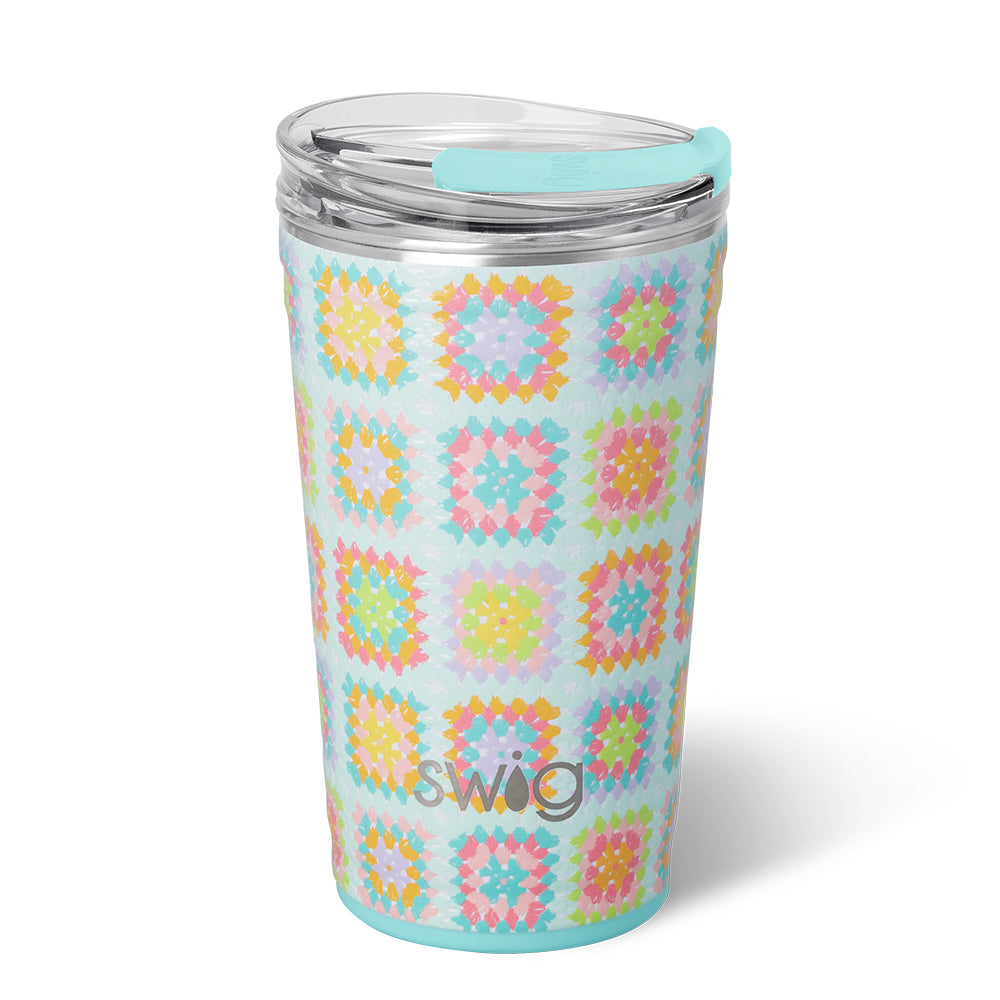 Granny Squares Party Cup 24oz