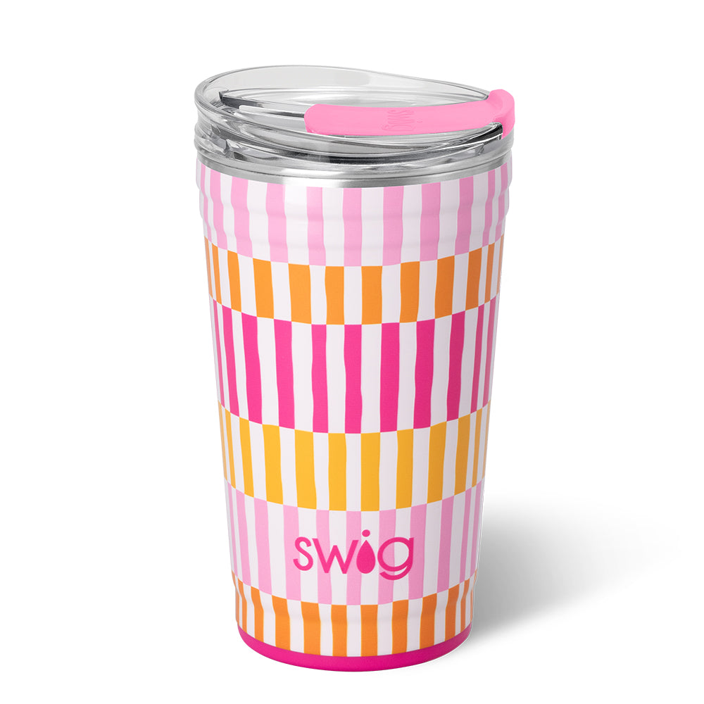 Sherbet Stripe Party Cup 24oz