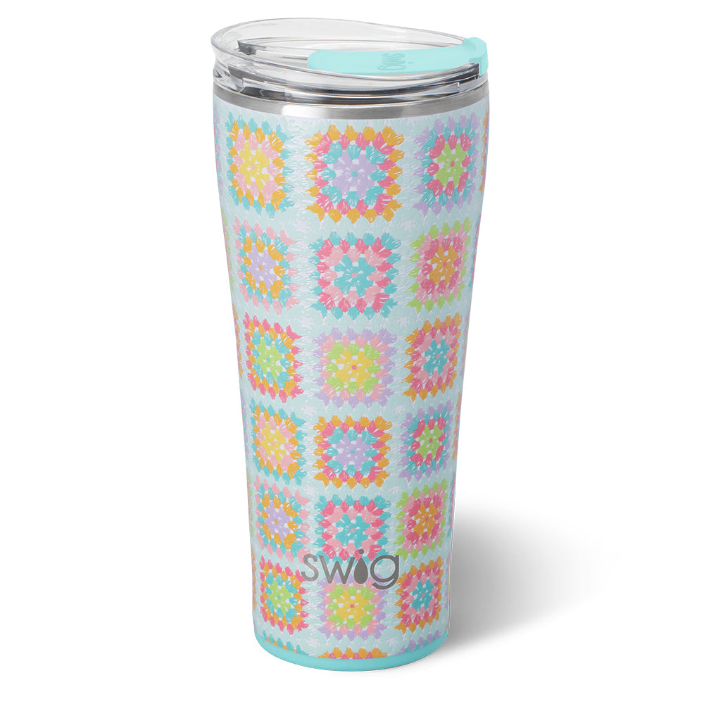 Granny Squares Tumbler 32oz