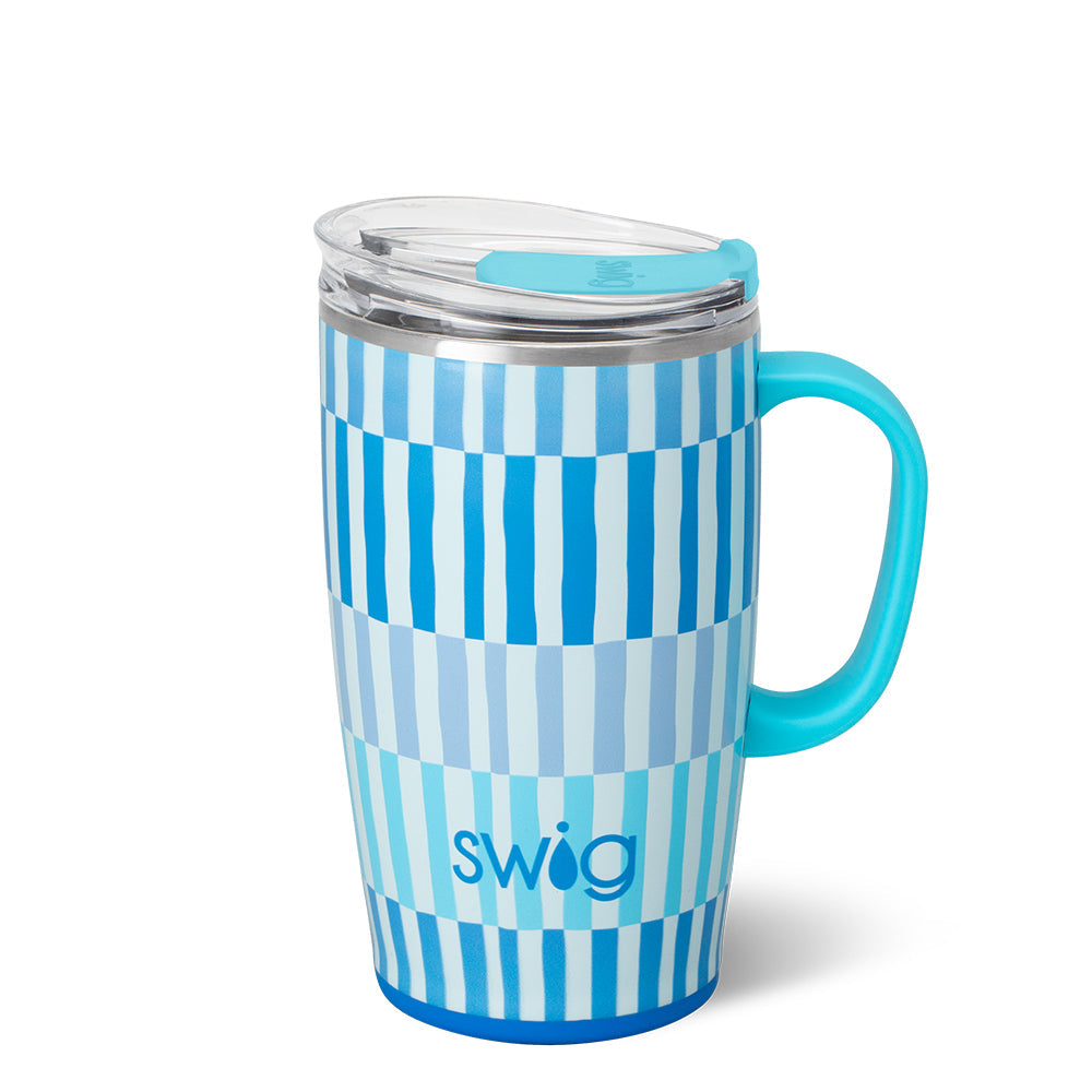 Glacier Stripe Travel Mug 18oz