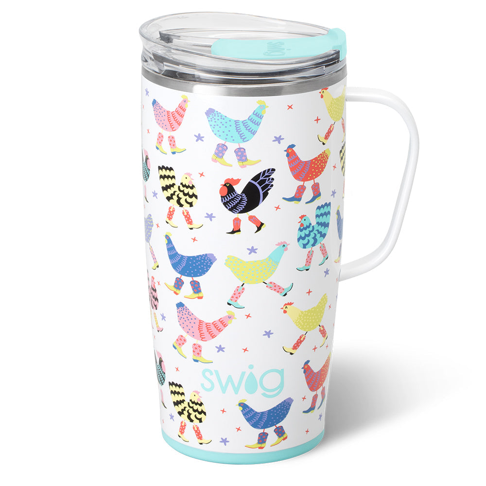 Funky Chicken Travel Mug 22oz