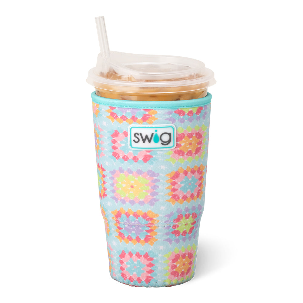 Granny Squares Large Iced Cup Coolie