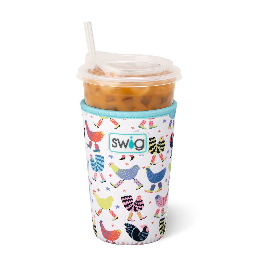 Funky Chicken Medium Iced Cup Coolie