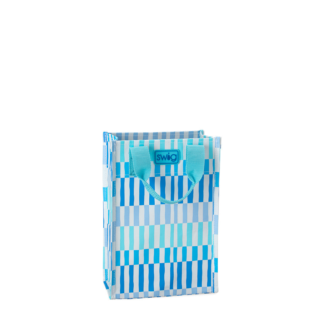 Glacier Stripe Reusable Gift Bag Tall